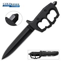 17-CS80NTP - Cold Steel Chaos Double Edge Knife with Sheath