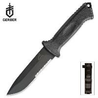 GB01121 - Gerber Part Serrated Prodigy Fixed Blade Knife - GB01121