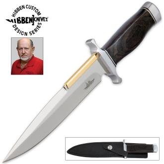 Gil Hibben Old West Fixed Blade Boot Knife With Sheath