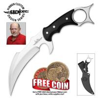 17-GH5054 - Gil Hibben High Polish Karambit With Sheath - FREE COIN