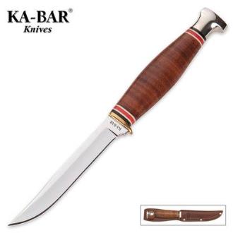 Ka-Bar Little Finn Knife with Leather Sheath - KB1226