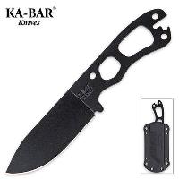 KBBK11 - Kabar Necker Black Plain Blade Knife - KBBK11