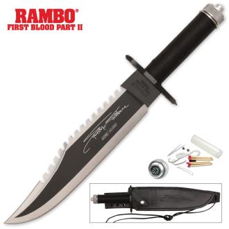 Rambo II Stallone Signature Edition Knife With Survival Kit