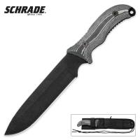 17-SC2921 - Schrade Frontier Extreme Survival Full Tang Fixed Blade Knife With Sheath
