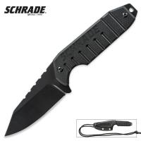 17-SCHF16 - Schrade Neck Knife Black
