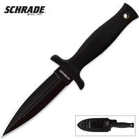 17-SCHF19 - Schrade Small Double Edged Spear Point Boot Knife