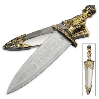 Roman Gladiator Dagger Knife with Scabbard