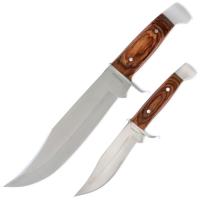 17-TR71 - Timber Rattler 2-Piece Custom Bowie Knife Set