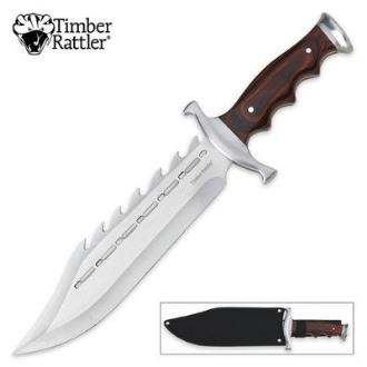 Timber Rattler Sinful Spiked Bowie Knife - TR83