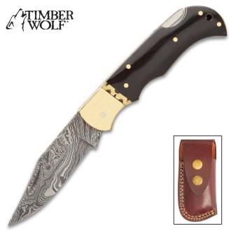 Timber Wolf Trader Knife With Sheath 5