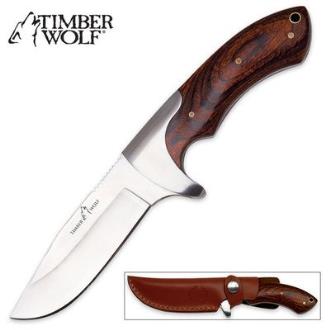 Timber Wolf Blazin Bowie Knife - TW13