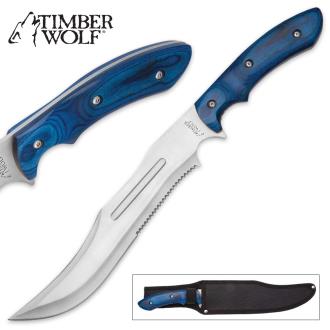 Timberwolf Blue Wolfhound Fixed Blade Knife