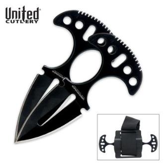 United Cutlery Undercover Black Twin Push Daggers - UC1487B