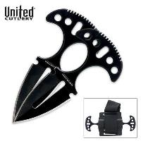 UC1487B - United Cutlery Undercover Black Twin Push Daggers - UC1487B