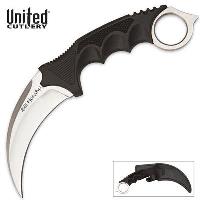 Black Legion Ninja Warrior Karambit Neck Knife With Sheath NEW BV311