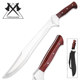 Tomahawk Big Bounty Hunter Full Tang Machete With Sheath