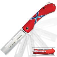 19-BK3147 - Confederate Tribute Assisted Opening Razor Blade