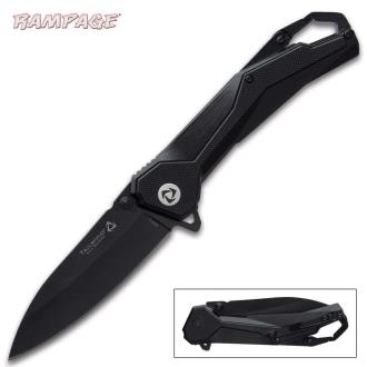 Rampage Tailwind Blackout Ball Bearing Pocket Knife