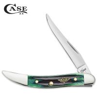 19-CA30957 - Case Hunter Green Bone Toothpick Pocket Knife