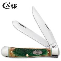 19-CA51580 - Case Sawcut Clover Bone Trapper Pocket Knife