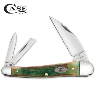 Case Sawcut Clover Bone Seahorse Whittler Pocket Knife