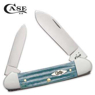 Case Second Cut Gray Bone Canoe Pocket Knife