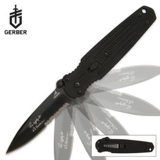 Gerber Covert Mini Fast Assisted Opening Pocket Knife Serrated - GB01967