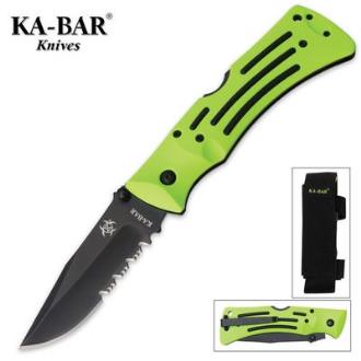 Ka-Bar Zombie Killer Zk Mule Pocket Knife Serrated - Kb3059