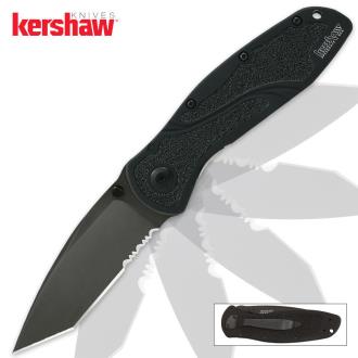 Kershaw Blur Assisted Opening Pocket Knife Black Tanto
