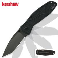19-KS1670TBLKST - Kershaw Blur Assisted Opening Pocket Knife Black Tanto