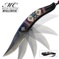 19-MC1837 - Indian Warrior Spring Assisted Pocket Knife