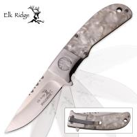 19-MC40460 - Elk Ridge Ballistic Faux Pearl Pocket Knife