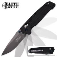 19-MC40669 - Elite Tactical Ghost Point Pocket Knife - Ball Bearing Pivot - G10 Handle - Rapid Lock