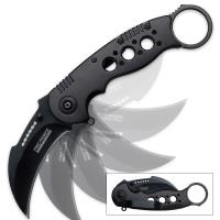 19-MC91358 - Black Tac-Force Assisted Opening Military Karambit Knife