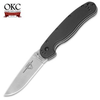 Ontario Rat Pocket Knife Satin Plain Blade - ON8848