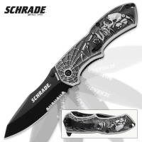 19-SCHA15BS - Schrade Spider Magic Assisted Opening Pocket Knife