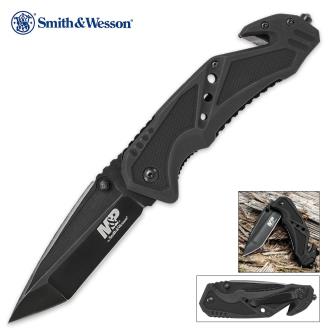 Smith and Wesson Military and Police Tanto Pocket Knife