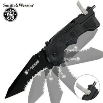 Smith & Wesson Black SW911B First Responder Folding Knife - SW911B