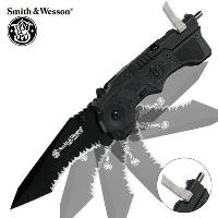 SW911B - Smith &amp; Wesson Black SW911B First Responder Folding Knife - SW911B