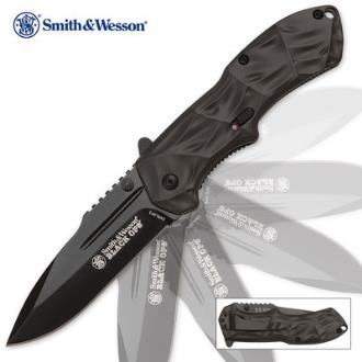 Smith & Wesson Black Ops Assisted Opening Pocket Knife - SWBLOP3