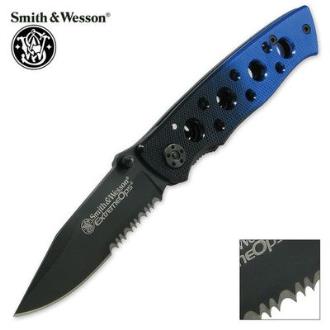 Smith & Wesson Extreme Ops Tactical Serrated Pocket Knife - SWCK111S