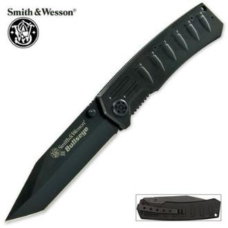Smith & Wesson Bullseye Tactical Tanto Pocket Knife - SWCK112