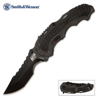 Smith & Wesson M&P Assisted Opening Pocket Knife Serrated - SWMP6S