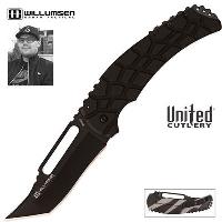UC2870 - Mikkel Willumsen Blondie Framelock Pocket Knife Black Blade UC2870