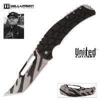 UC2871 - Mikkel Willumsen Blondie Framelock Pocket Knife Camo Blade UC2871