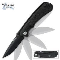 XL1328 - All Black Speed Assist Cyclone Folding Knife - XL1328