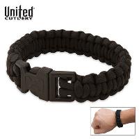 UC2763 - Elite Forces M48 Paracord Survival Bracelet Black - UC2763