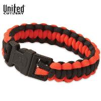 UC2811 - Elite Forces M48 Paracord Survival Bracelet Safety Orange Black UC2811