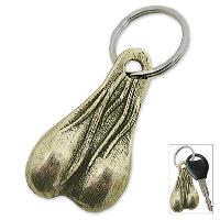 GSKCB100 - Brass Balls Key Chain - GSKCB100