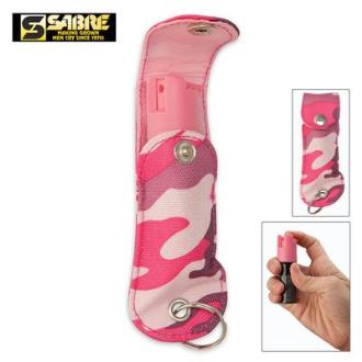 Sabre .54 oz. Pocket Unit Pink Camo with Case - SQ52181